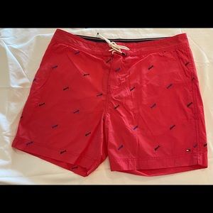 Tommy Hilfiger Men’s Swim Trunks XL Coral